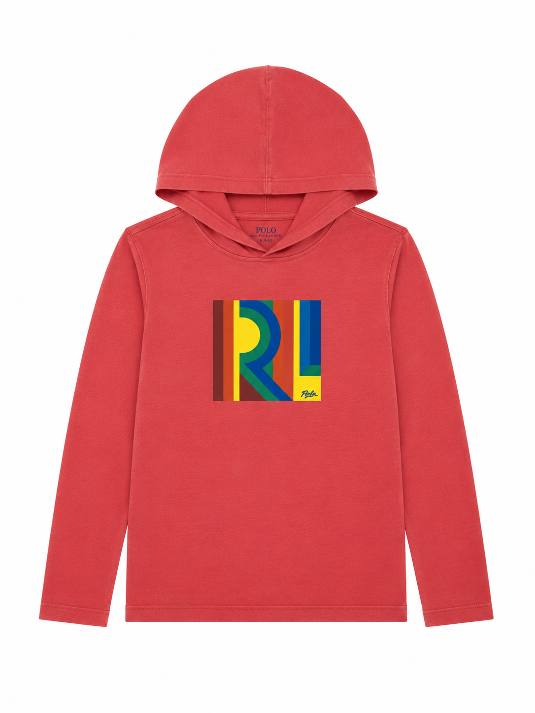 Polo Ralph Lauren Kids Faded Red Graphic Logo Hoodie