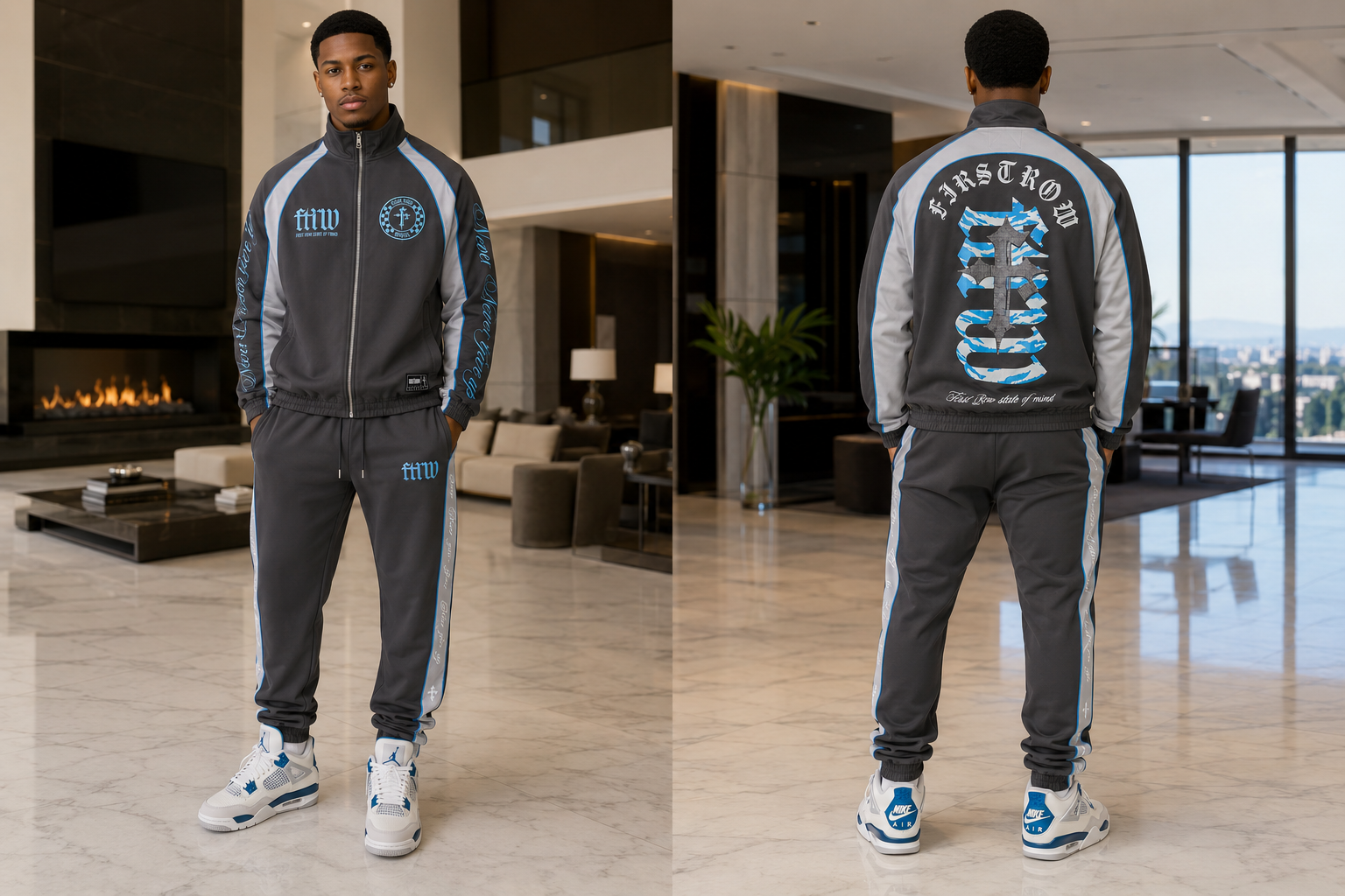 STATE OF MIND TRACK JACKET & PANTS SETS