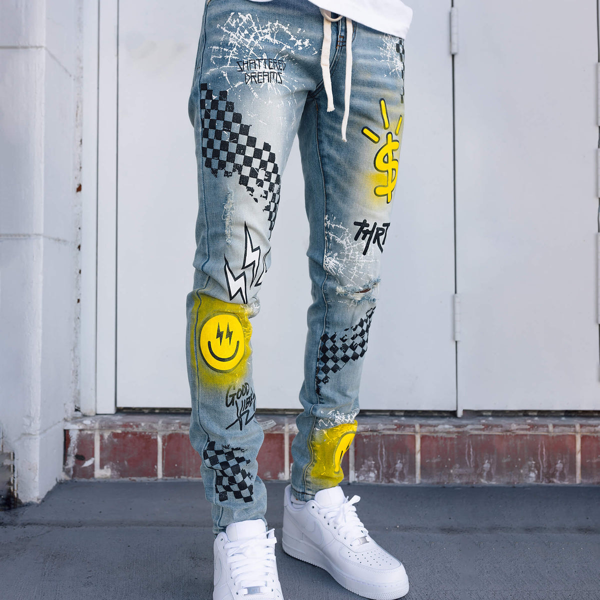 THRT DENIM
GOOD VIBES YELLOW DENIM