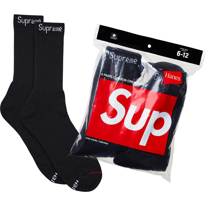 Supreme Supreme®/Hanes® Crew Socks (4 Pack)