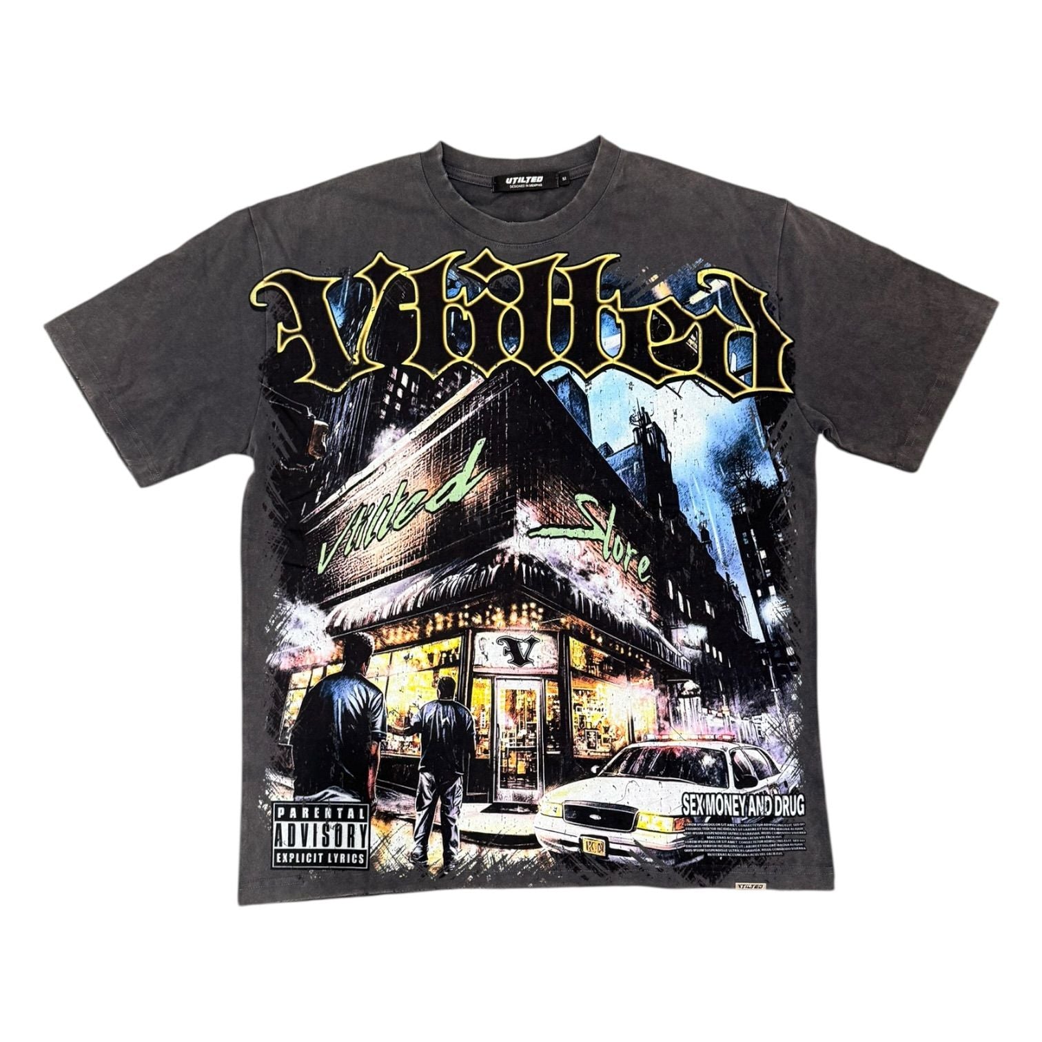 VTILTED "BLACKOUT" TEE