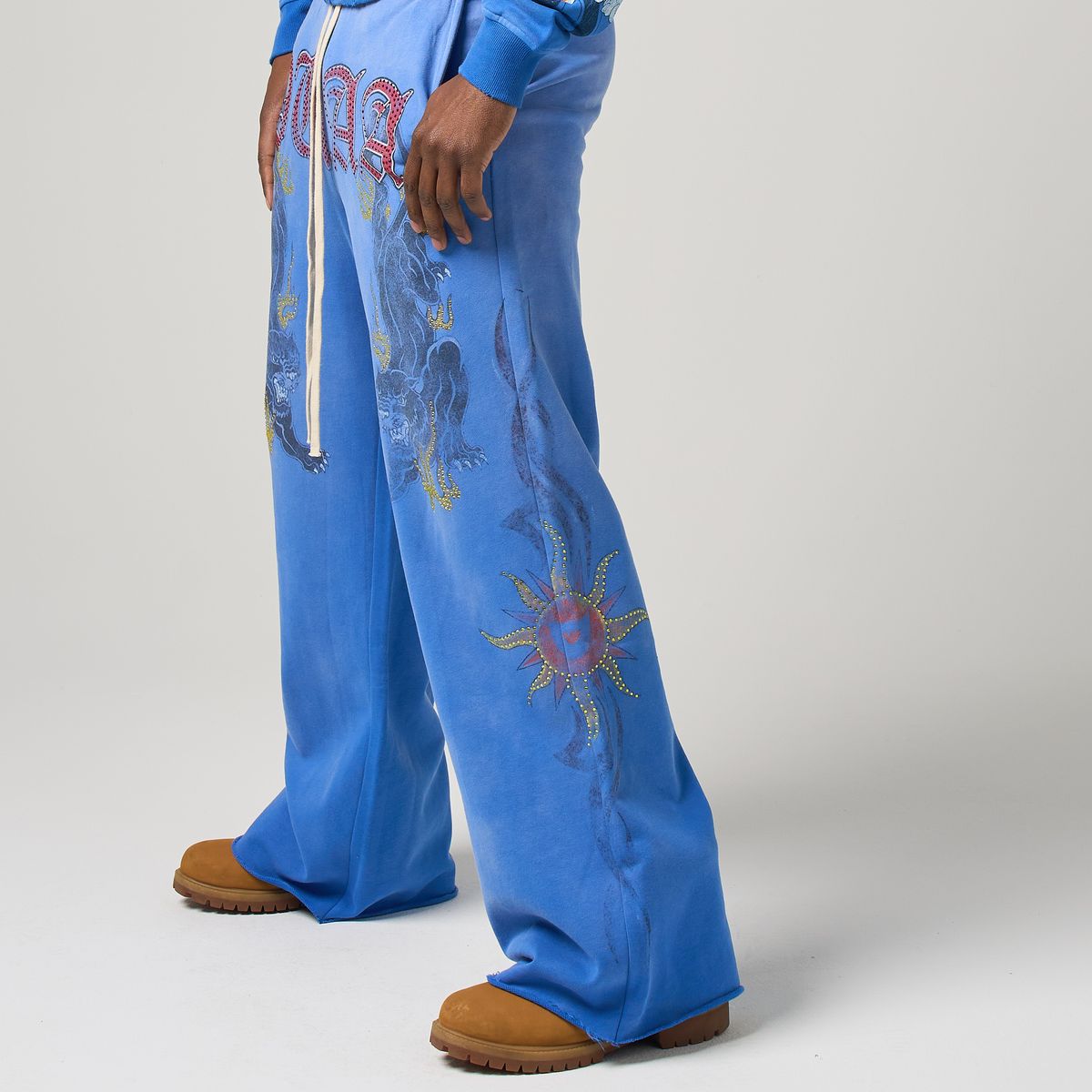 DUAA GARDEN HOODIE & SWEATPANTS (BLUE)