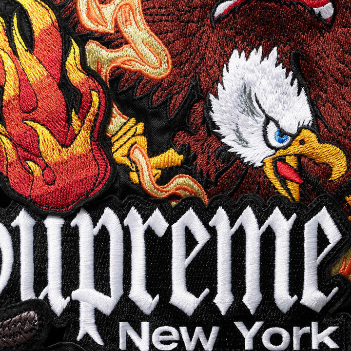 Supreme® Patches Zip Up Hooded Sweatshirt