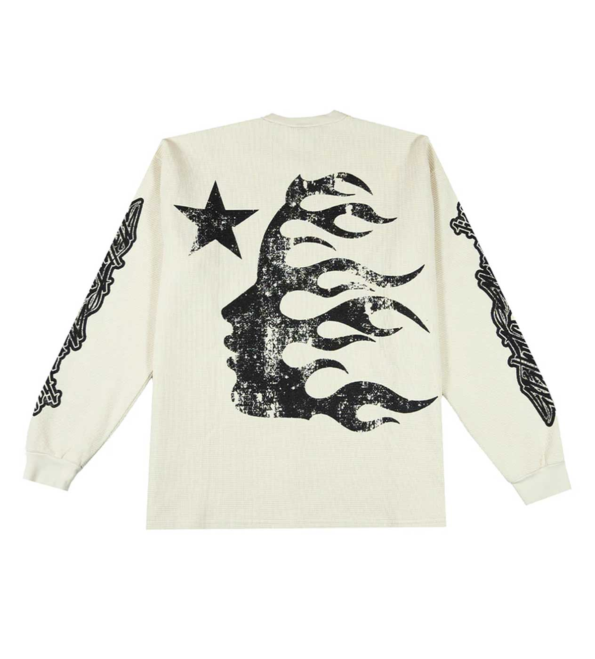 Hellstar Studios Victory Thermal Long Sleeve T-Shirt 'Cream'MEN'S