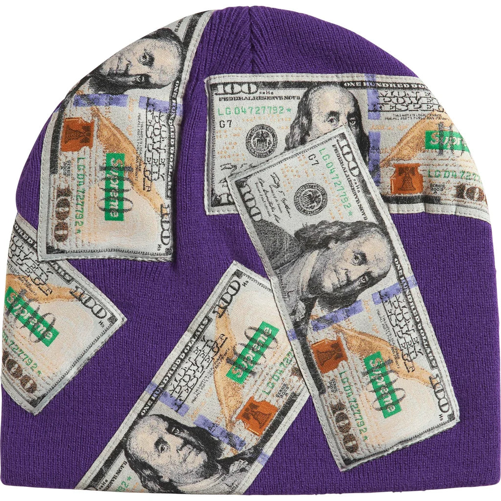 SUPREME® MONEY BEANIE PURPLE