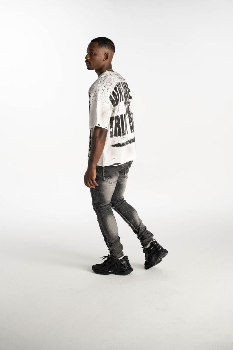 Relapse Jeans Men – Flame Faded Black