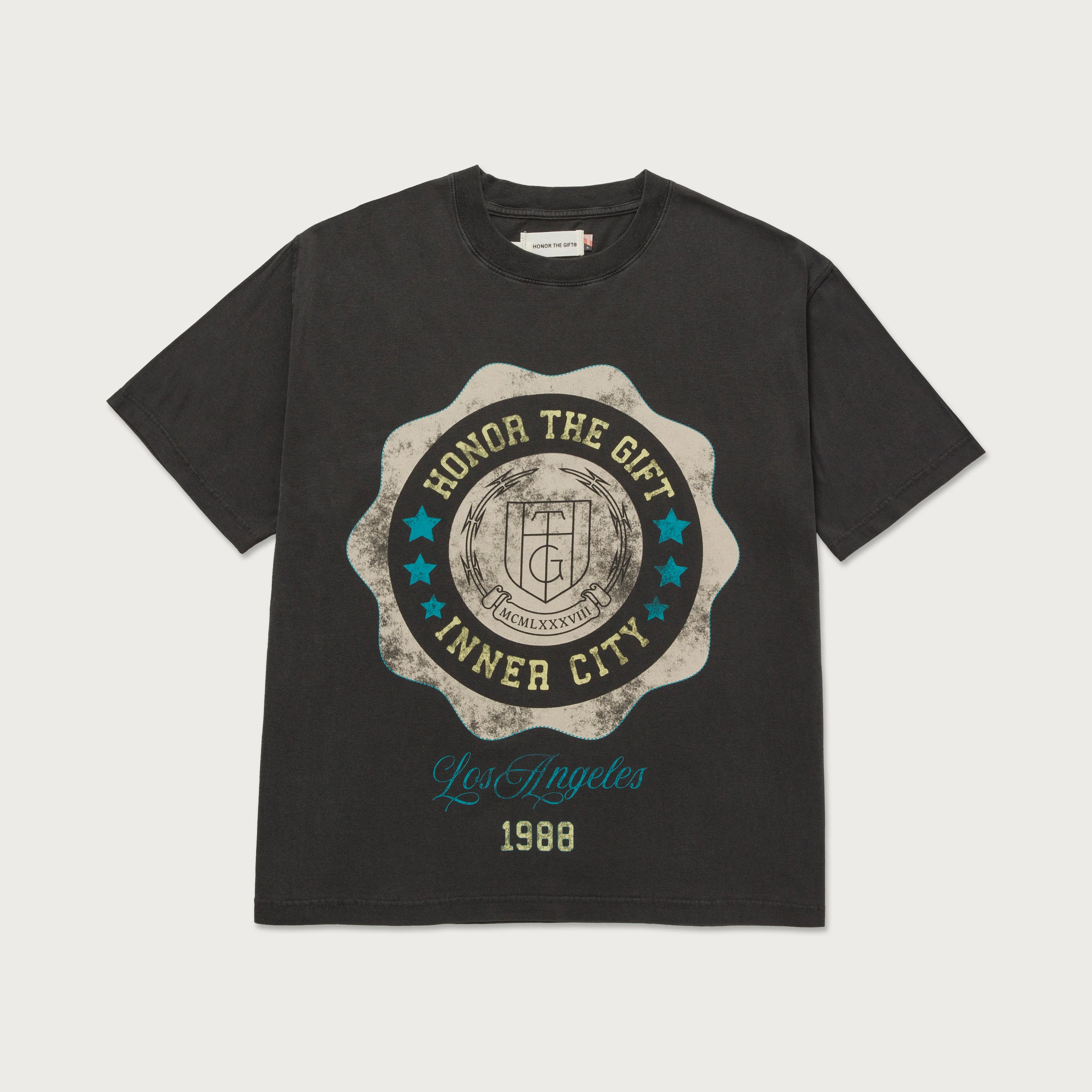 Honor the gift HTG® Seal Logo T-Shirt - Black