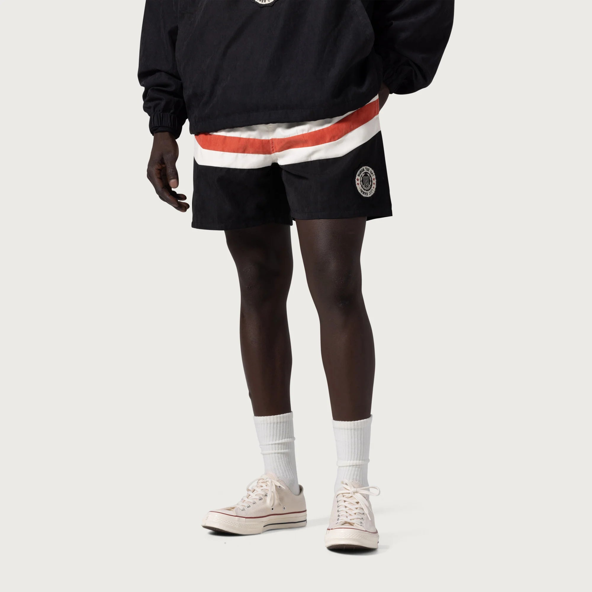 Honor the gift Brushed Poly Track Short - Black