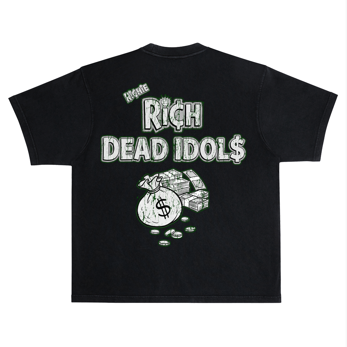 Rich Dead Idols "RICHIE RICH" T-SHIRT BLACK