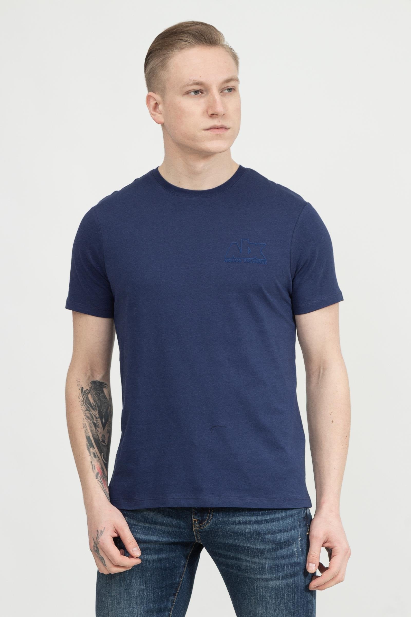 Armani Exchange Blue Tee