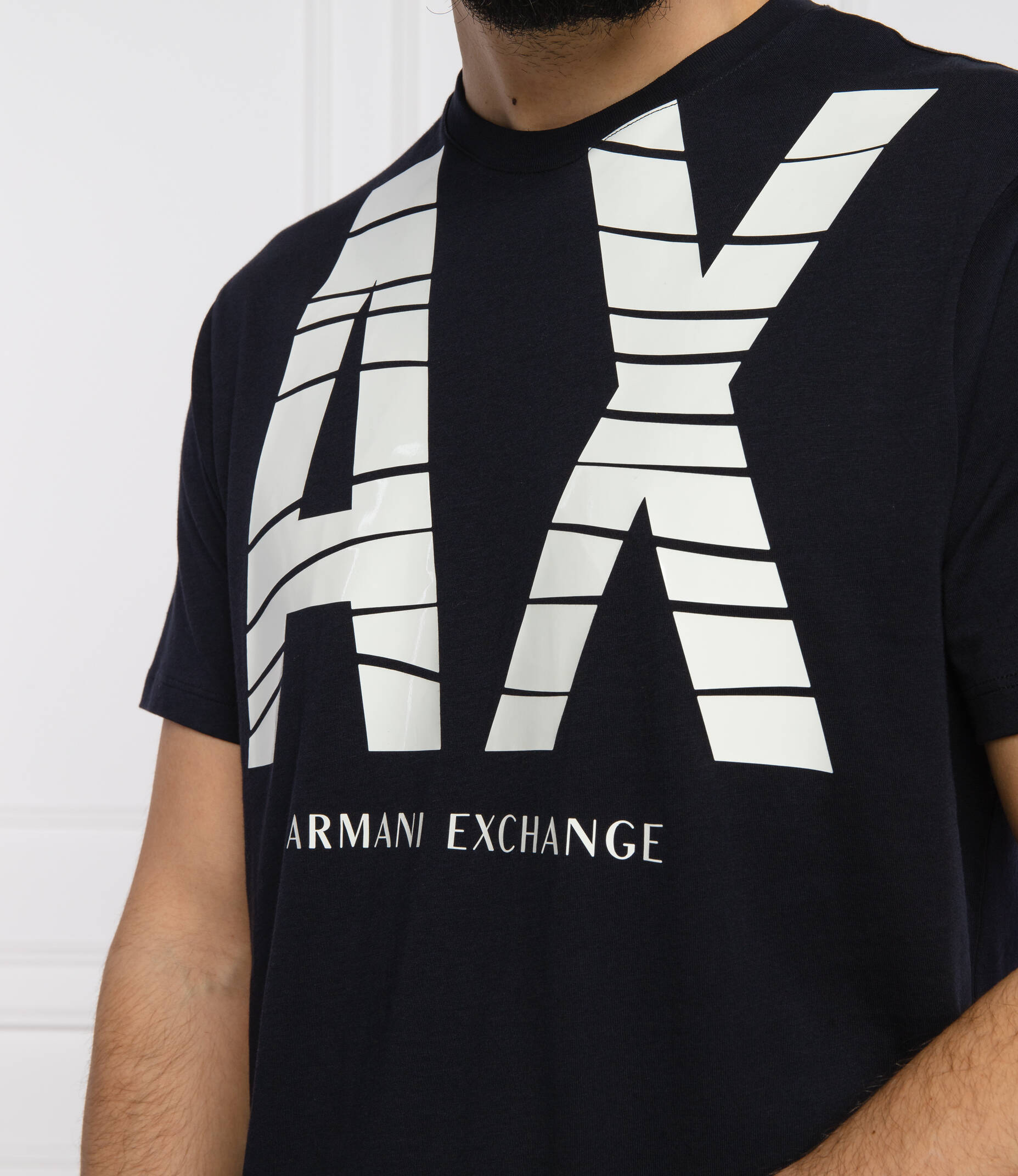 Armani Exchange Navy White T-Shirts