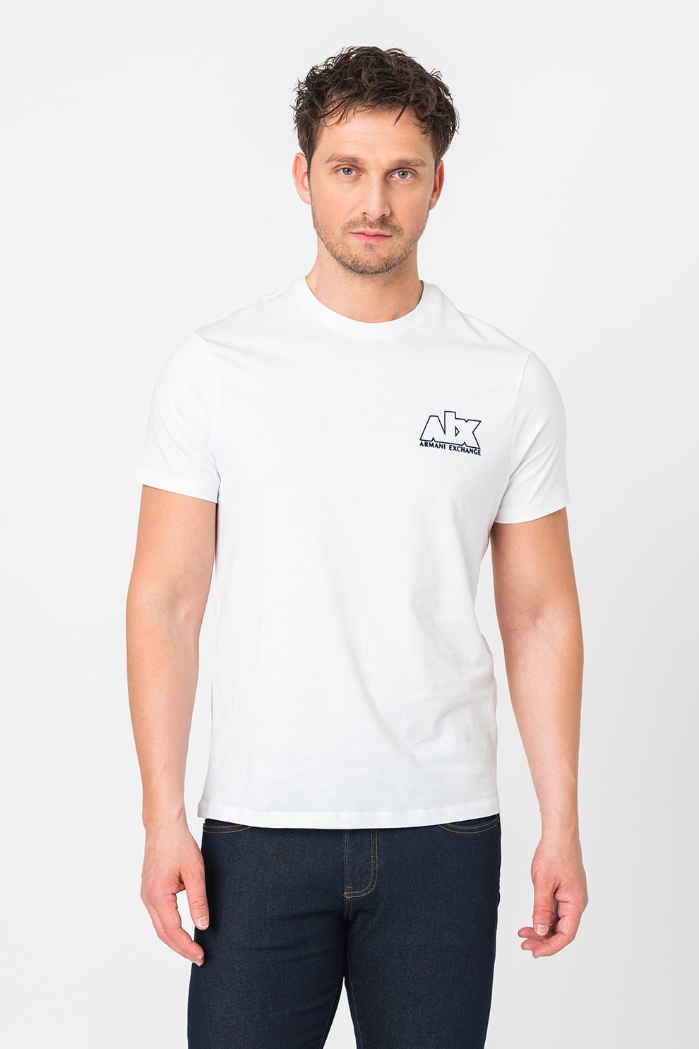Armani Exchange White T-Shirts