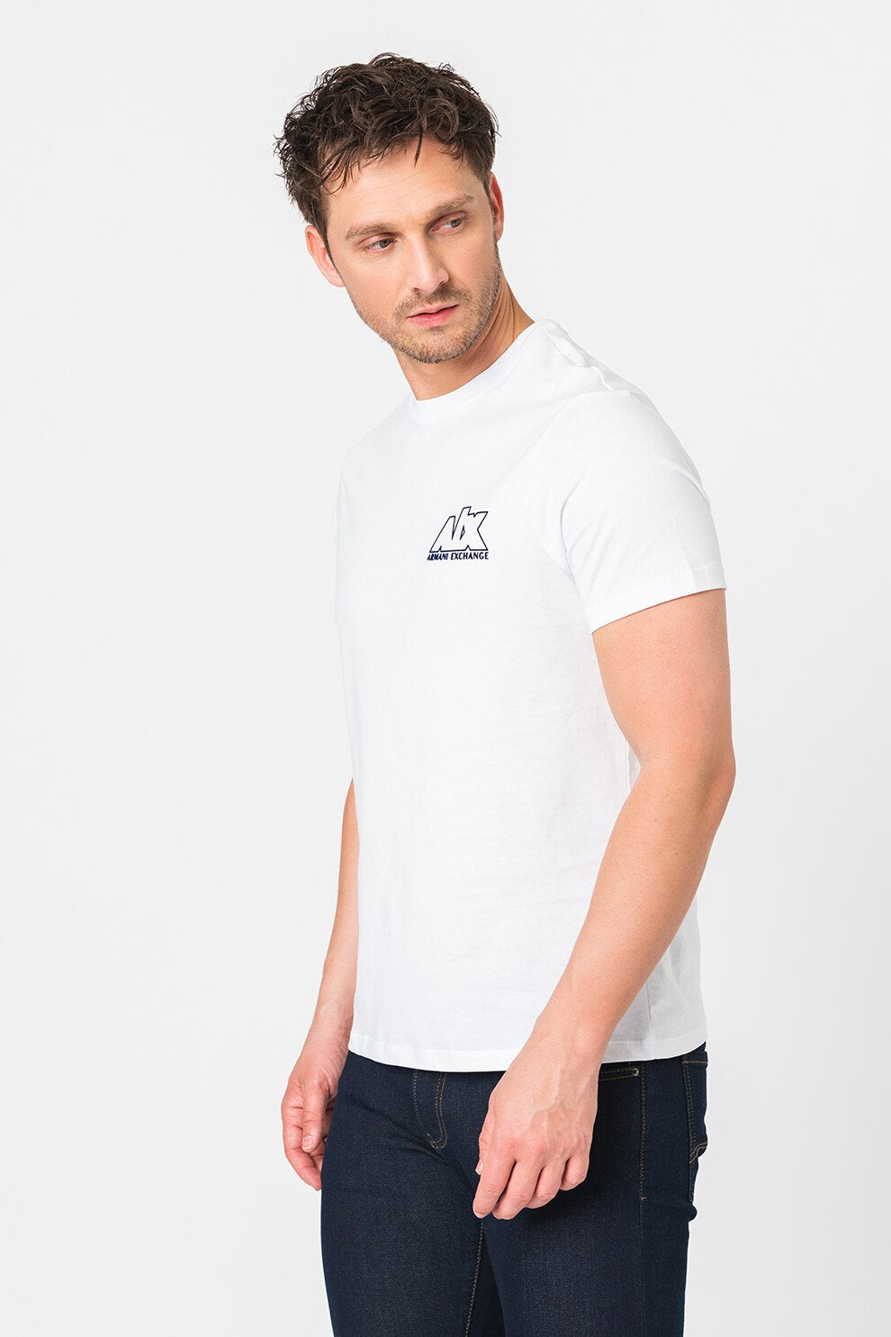 Armani Exchange White T-Shirts