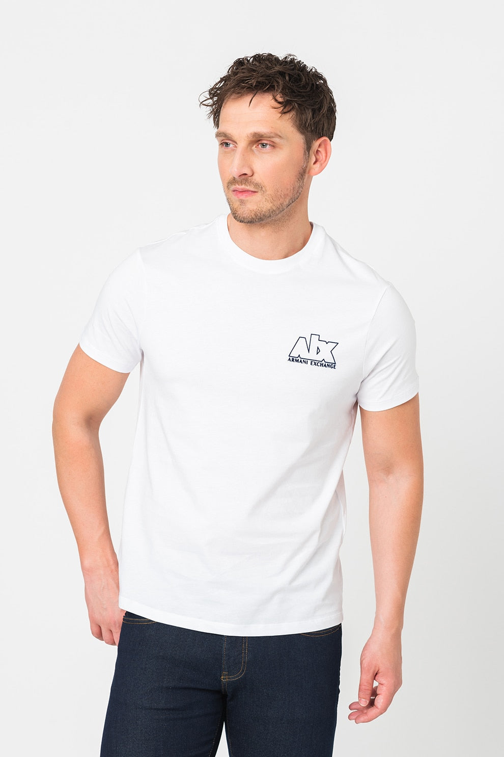 Armani Exchange White T-Shirts