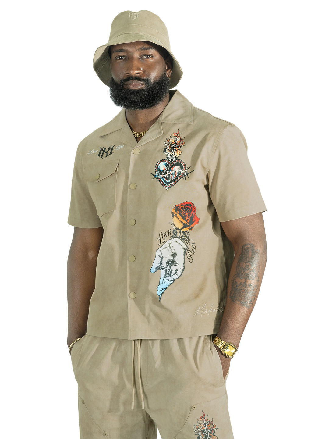 MAKOBI VIVERE TWILL SHORT SET