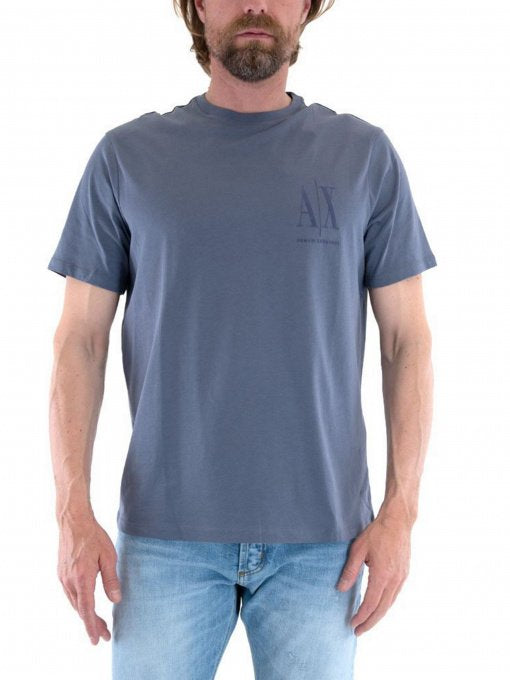 Armani Exchange Powder Blue T-Shirts