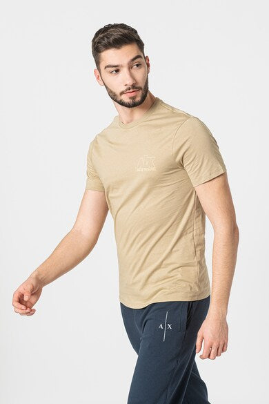 Armani Exchange Khaki T Shirts