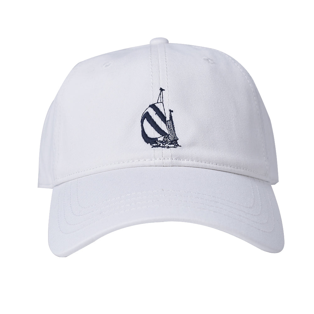 Nautica White Navy Logo Hat