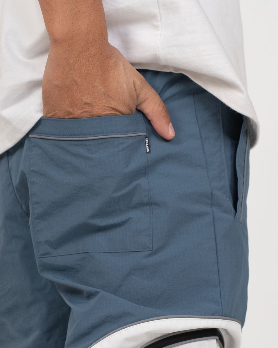 EPTM LUKENS DENIM BLUE TRACK PANTS