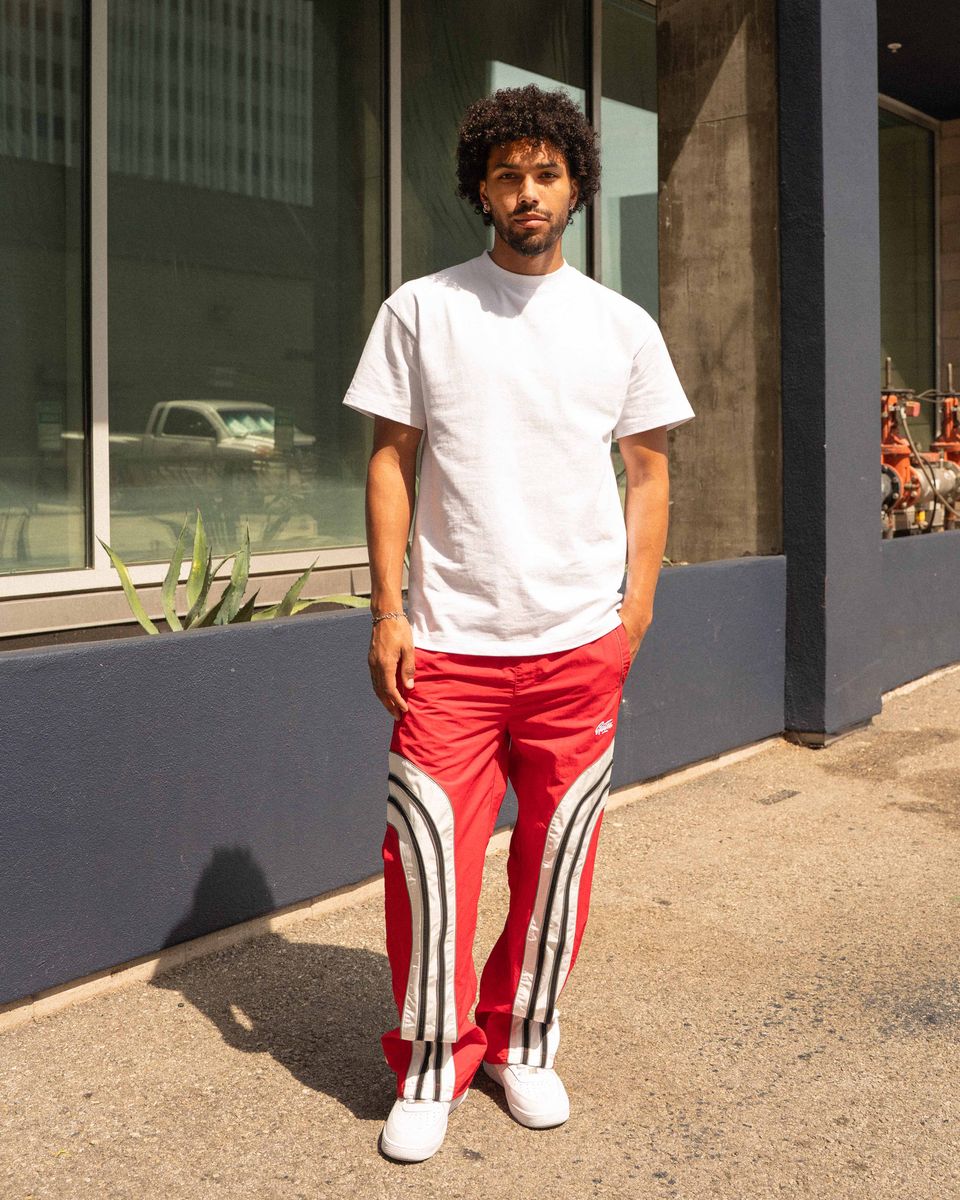 EPTM LUKENS RED TRACK PANTS