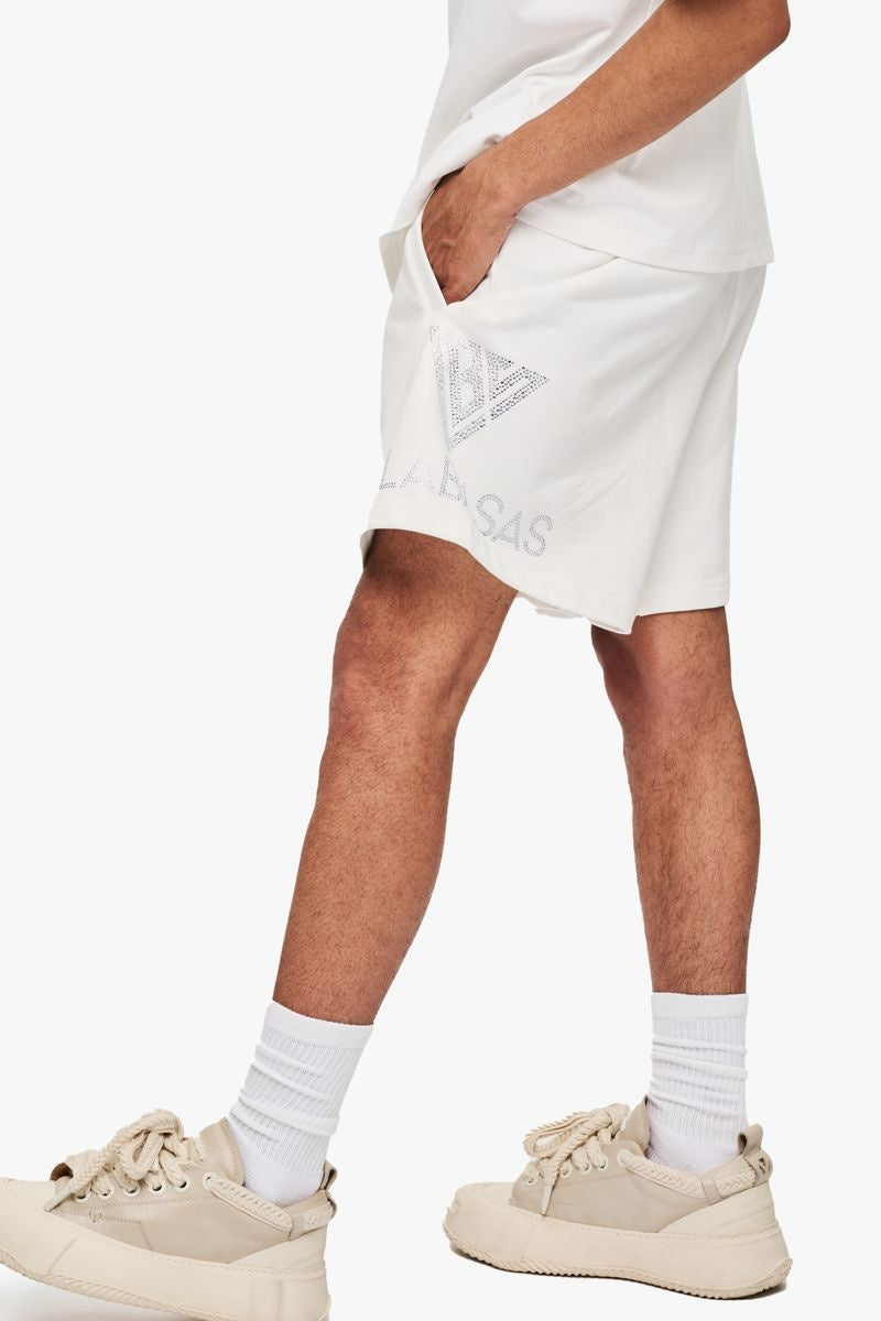 VALABASAS DUNYA FLEECE SHORTS
WHITE