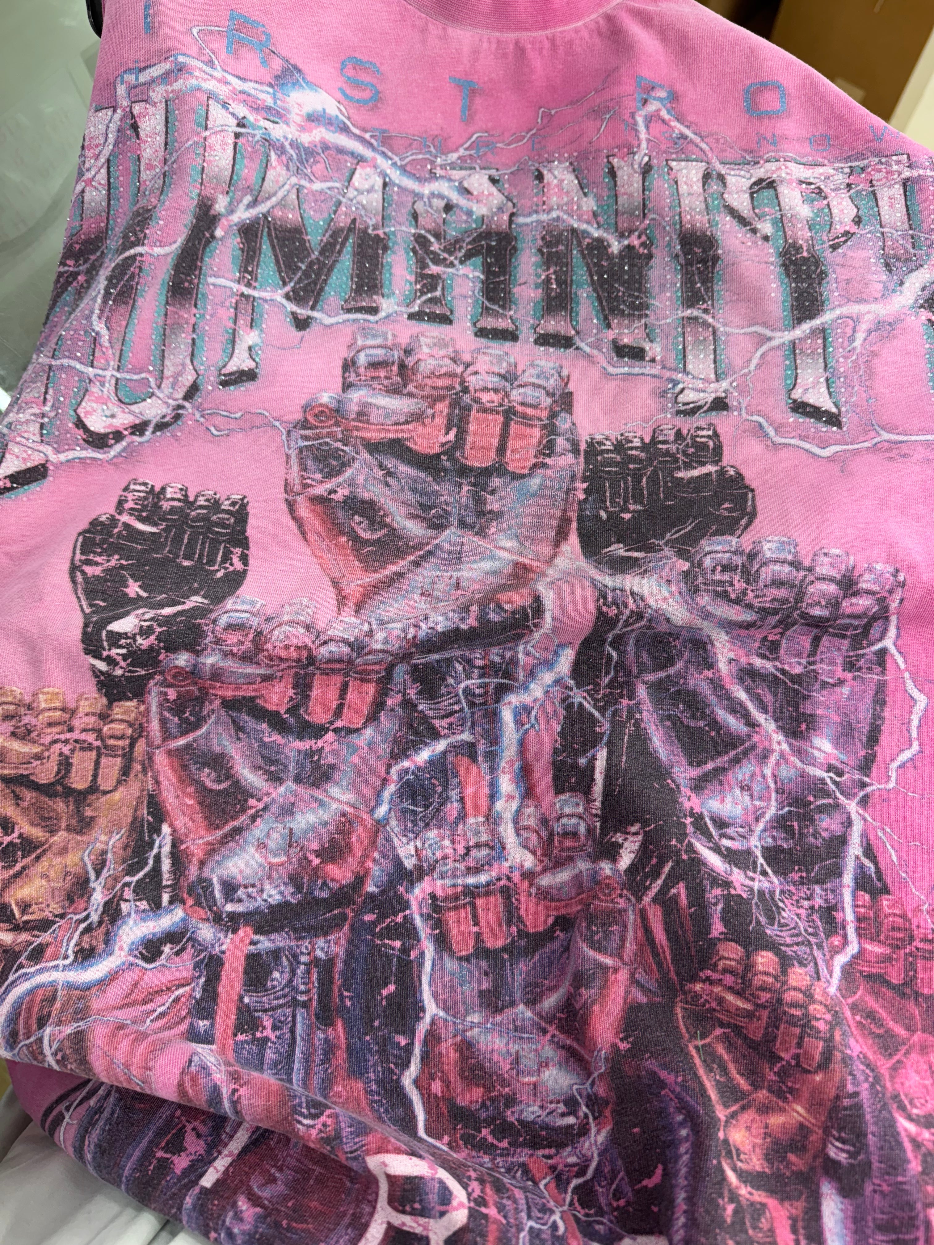 First row BE TOGETHER WASHED TEE