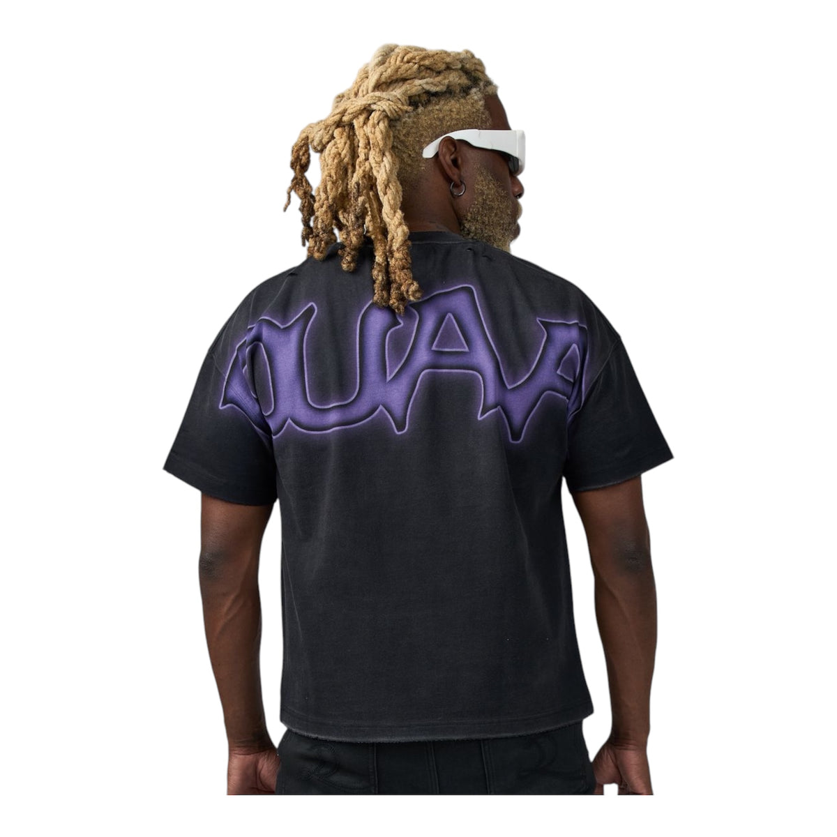Duaa Creature Tee – Washed Black