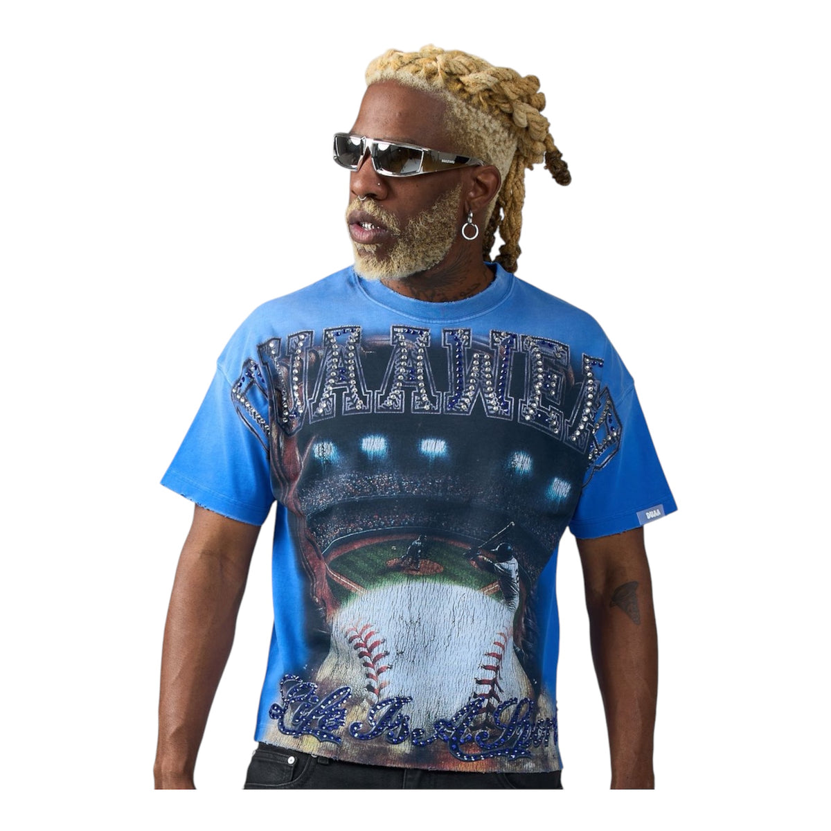 Duaa Home Run T-Shirts-Blue