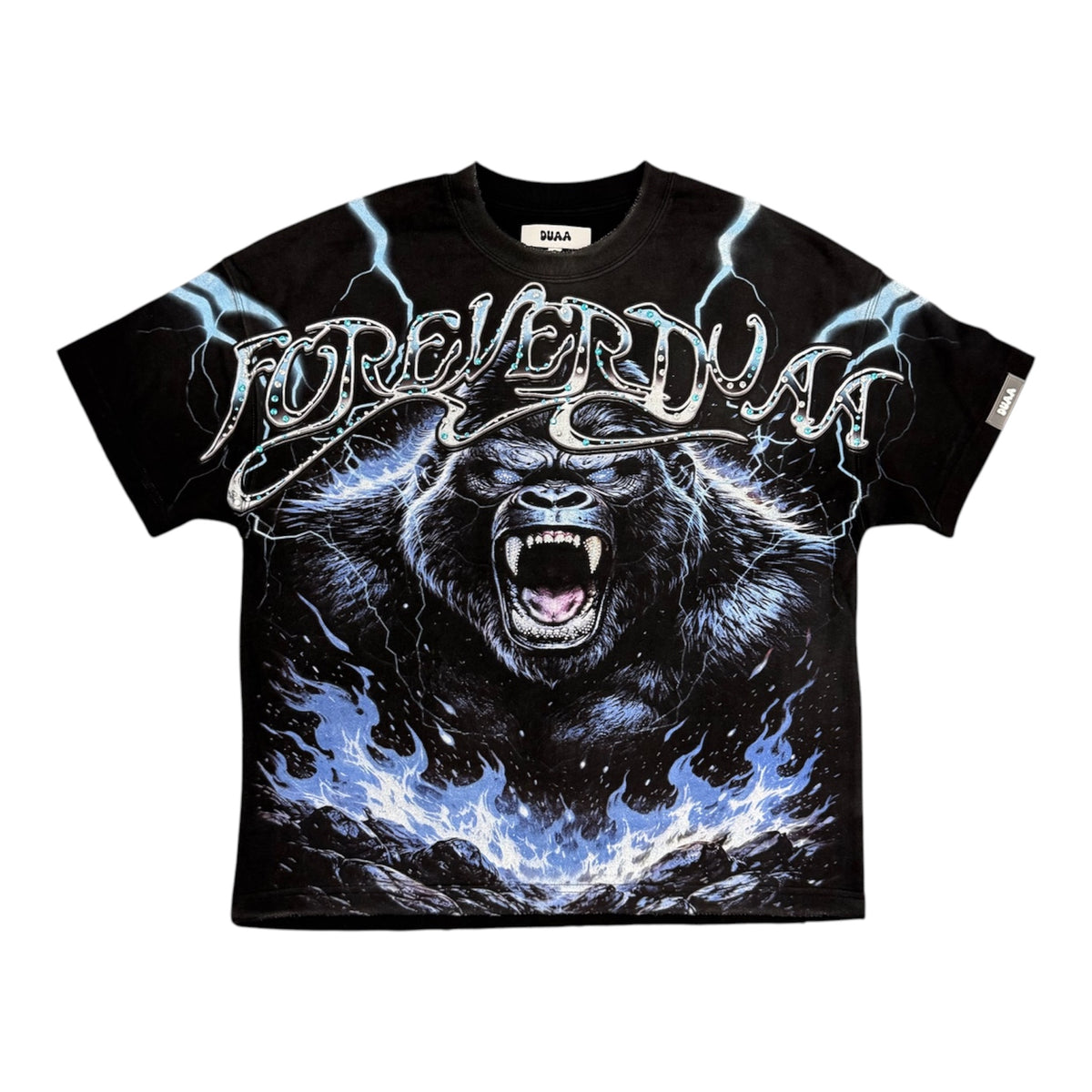 Duaa Electric Tee -Black