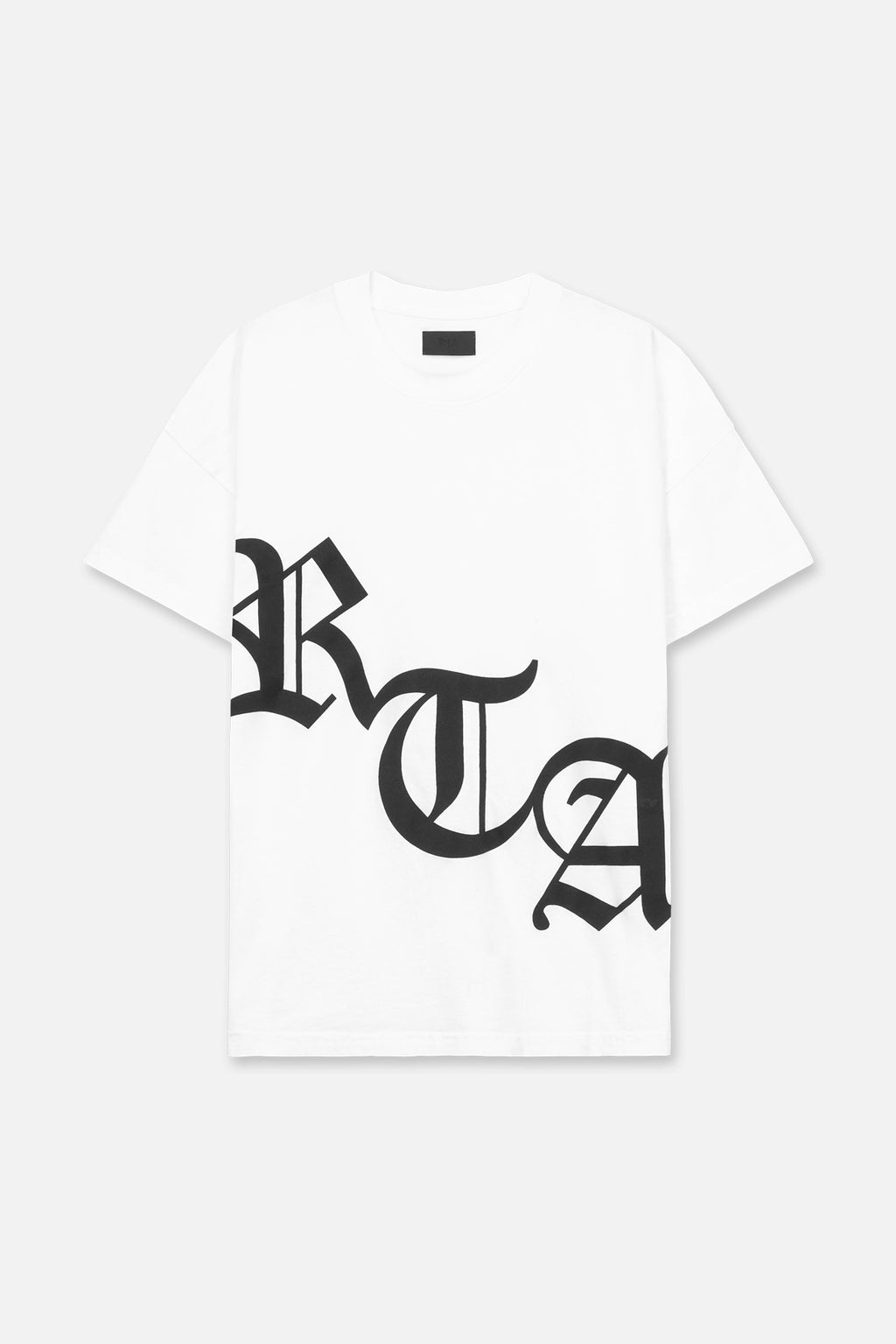 Rta S/S Rta Black Logo Tee in White