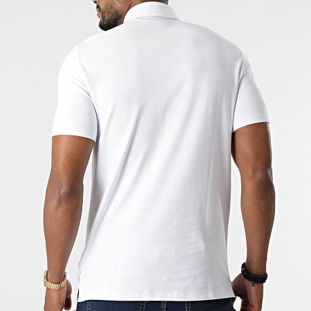Armani Exchange White Polo Shirt
