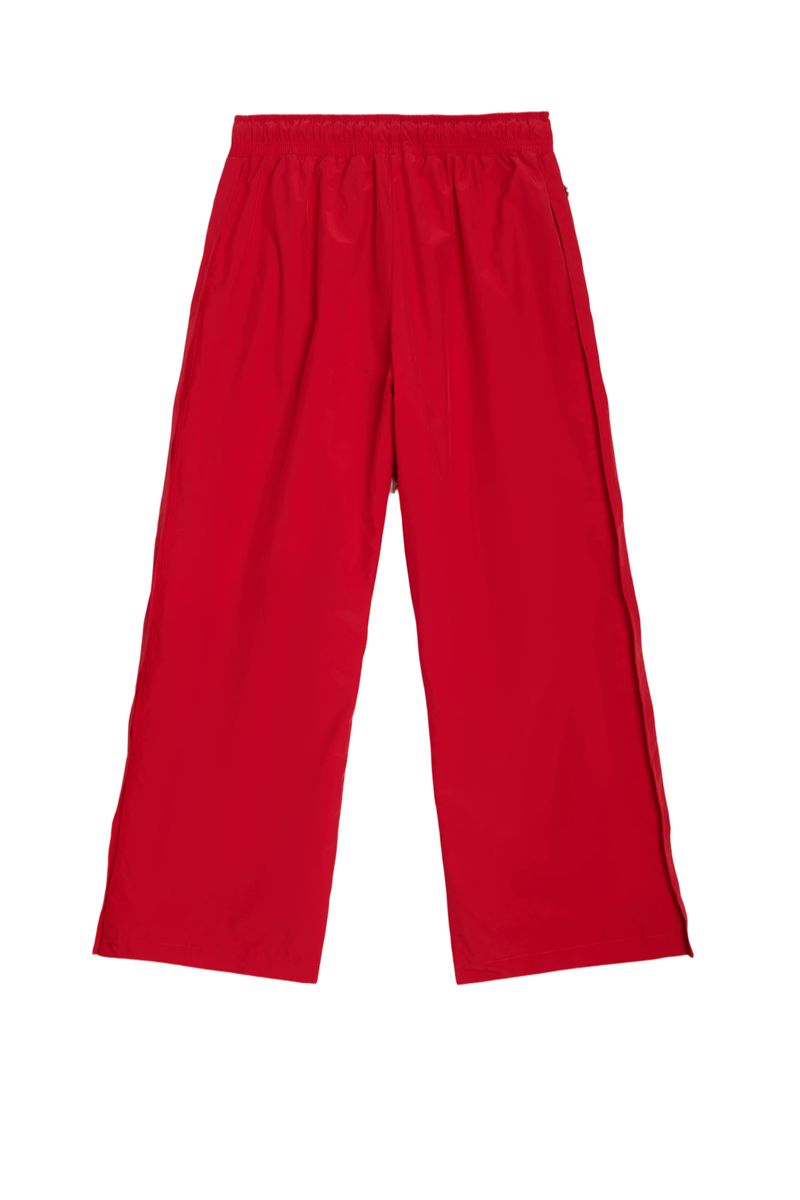 Forever Situated Nylon Track Jacket & Pants Set – Red