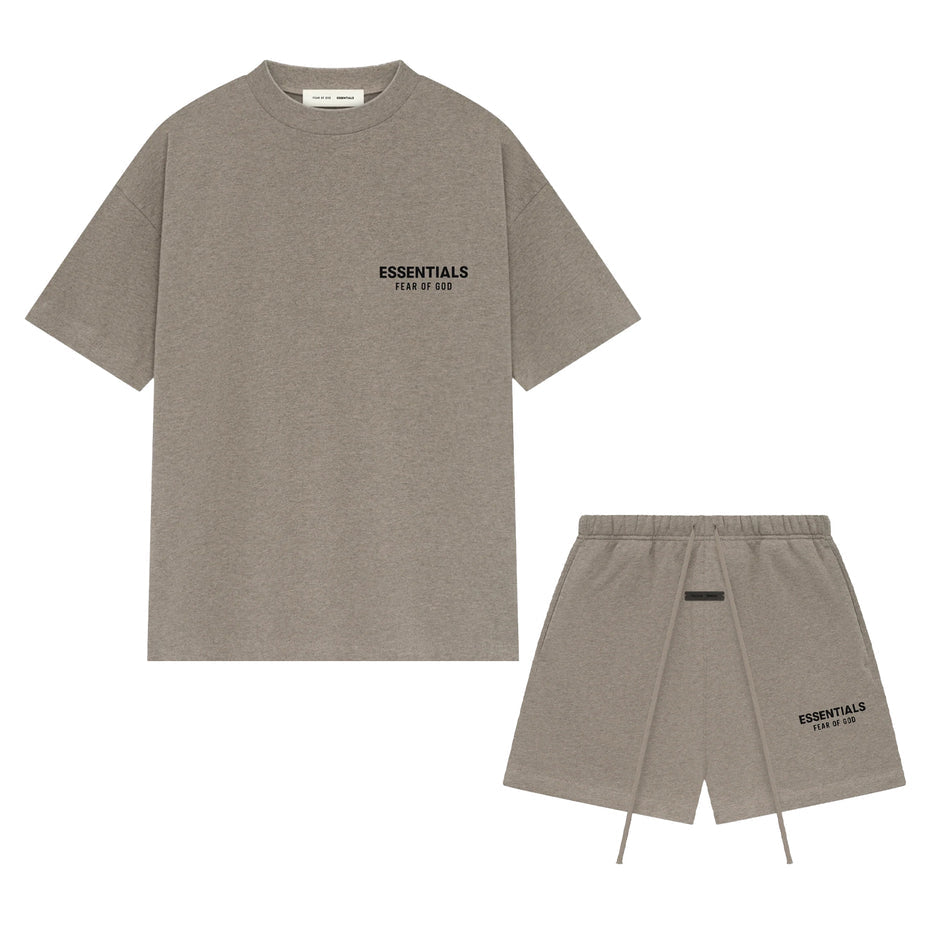 FEAR OF GOD ESSENTIALS HOMESTEAD HEATHER SUMMER SET