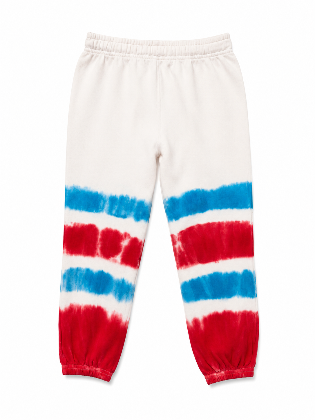 Polo Ralph Lauren Girls Tie-Dye Fleece Jogger Pants Red White Blue