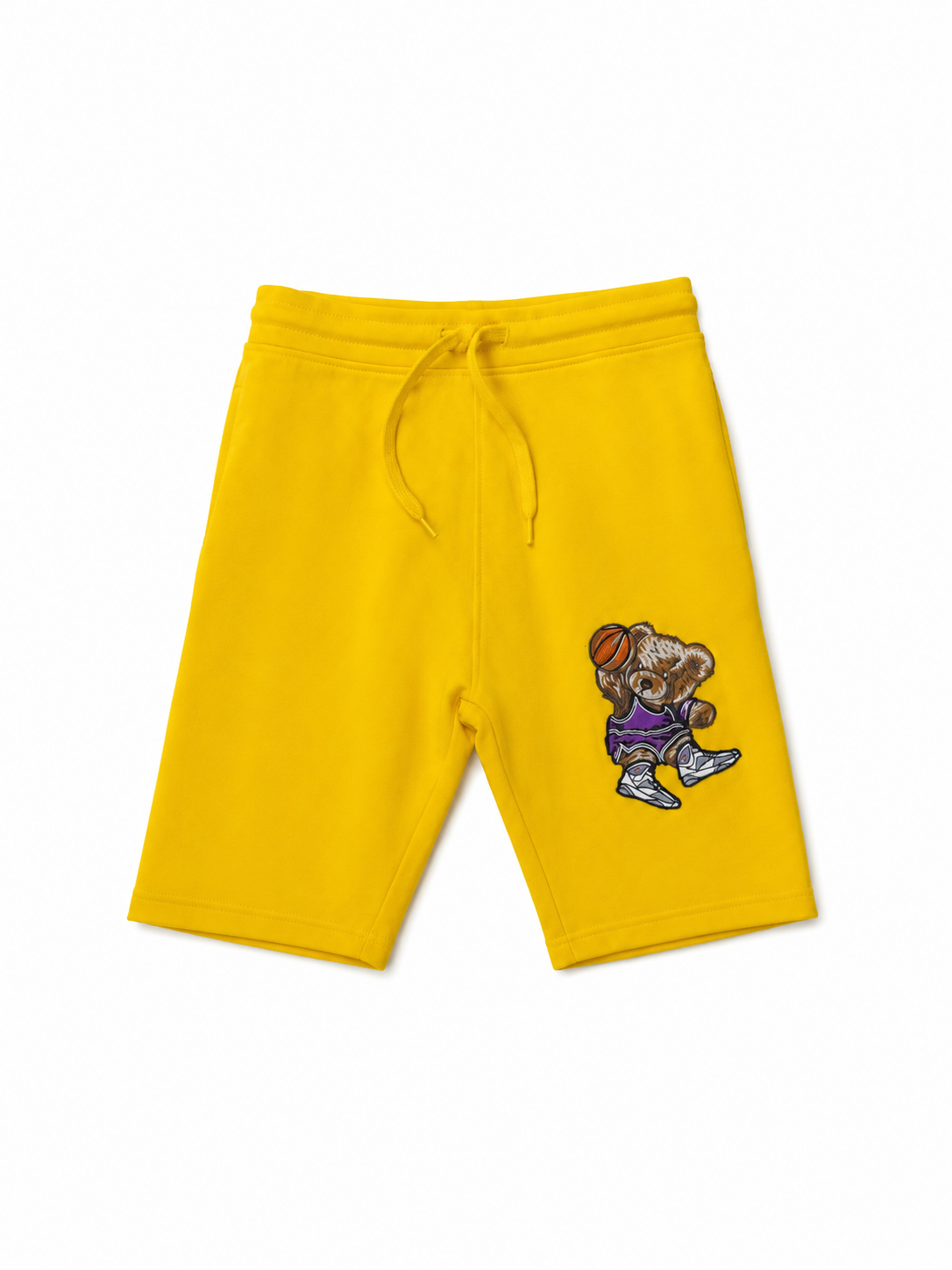 Evolution in Design Boys Basketball Bear Fleece Shorts – Yellow