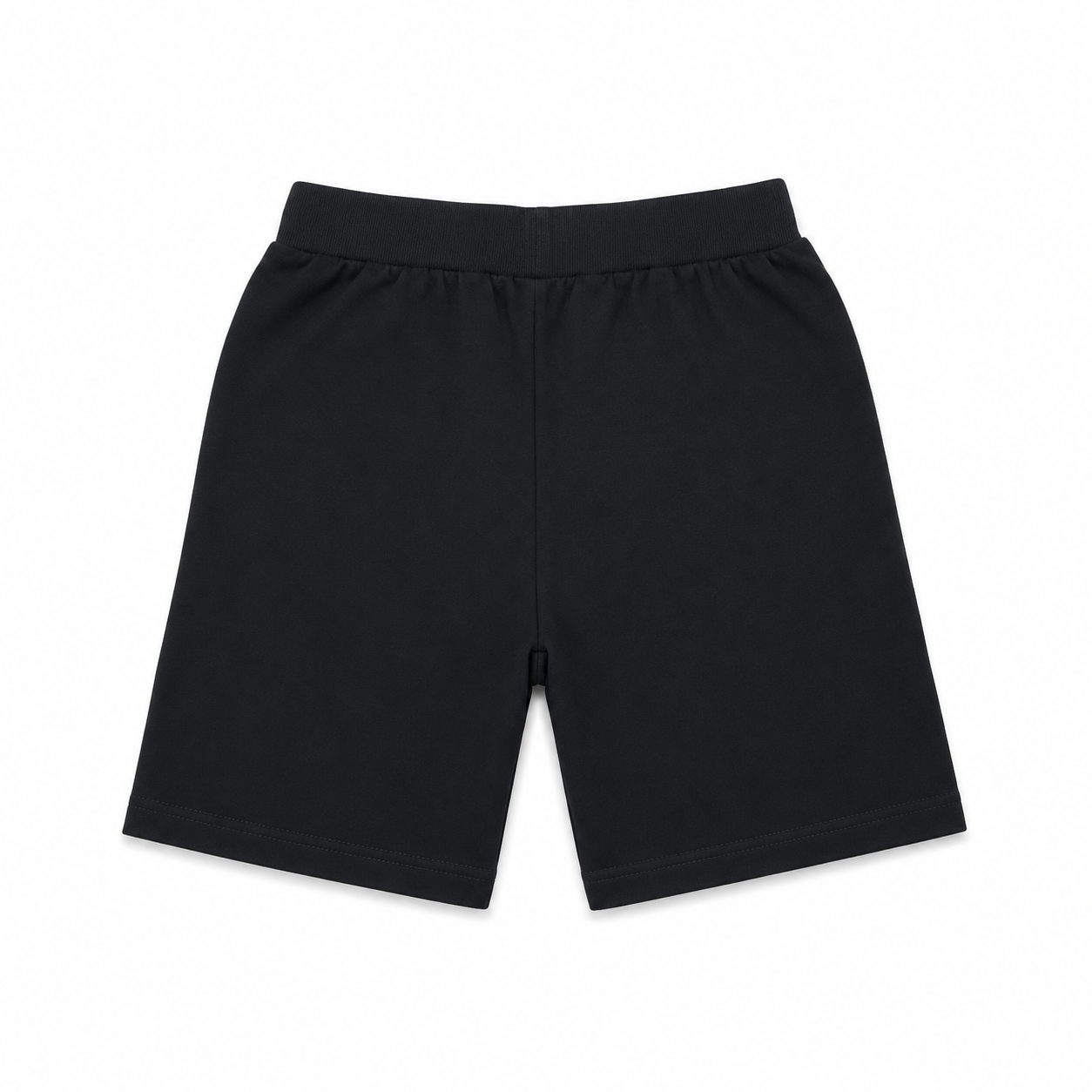RAWYALTY Boys “LOYALTY” Chenille Logo Shorts – Black | Kids Size 5/6T