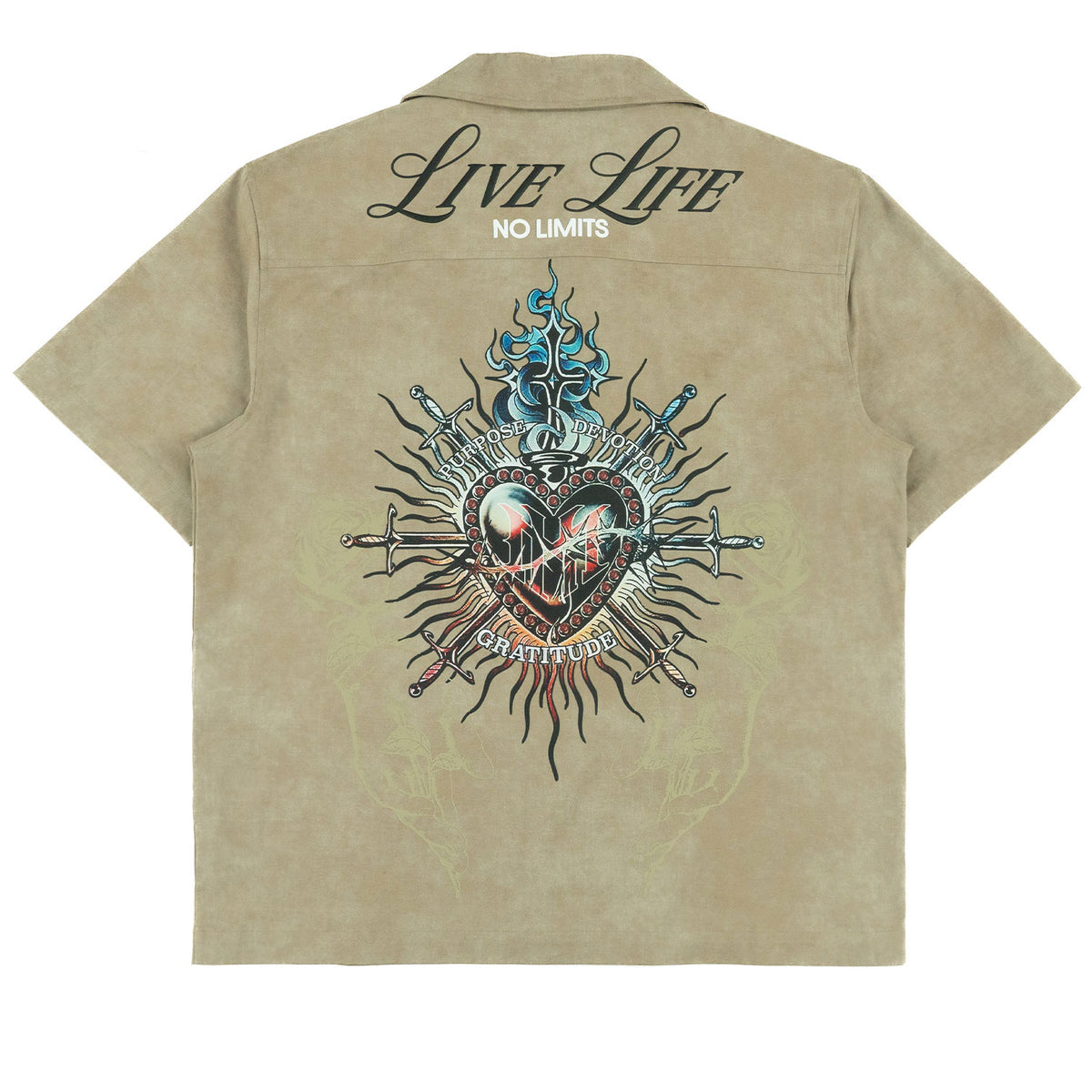 M414 VIVERE TWILL BUTTON DOWN SHIRT