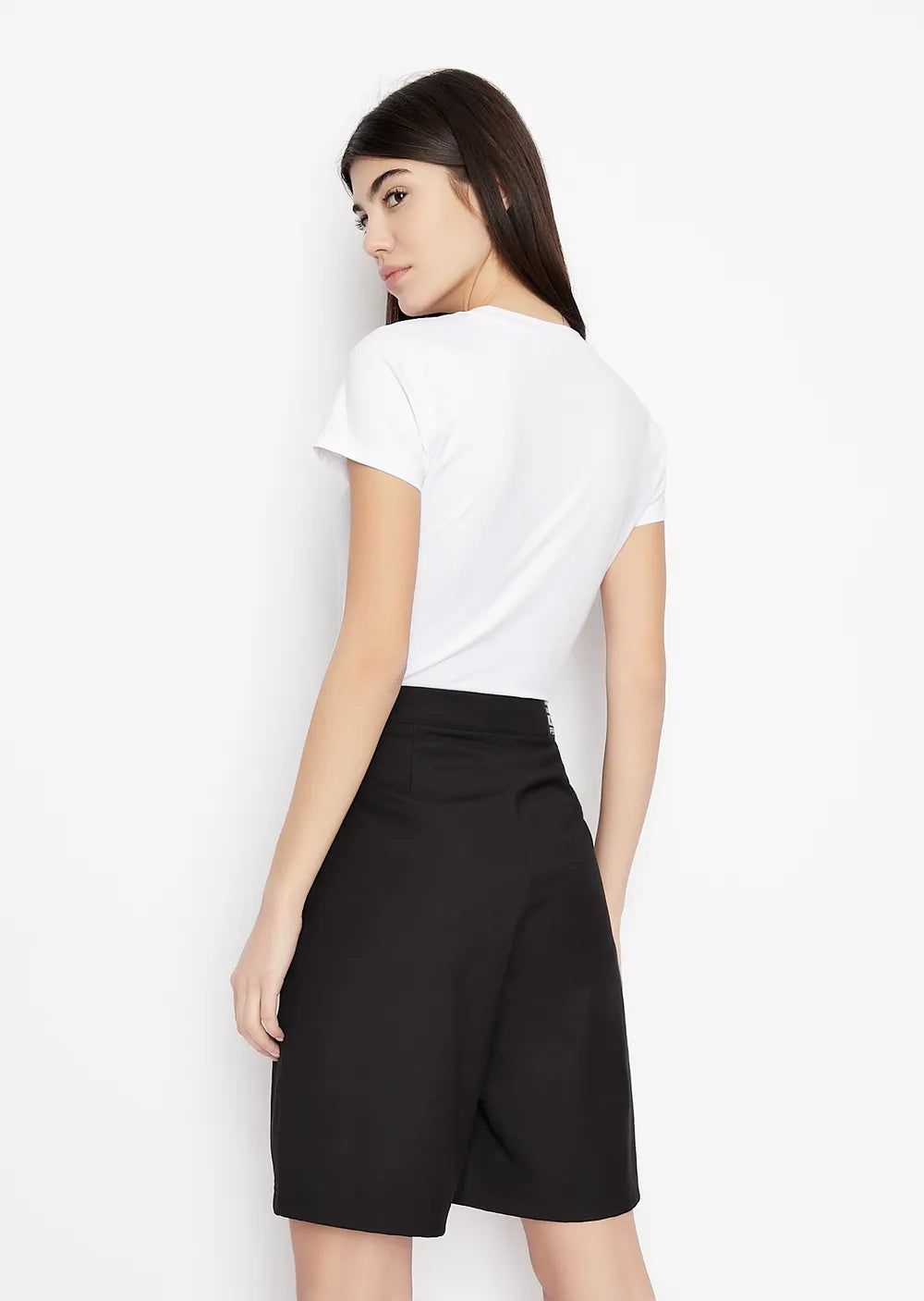 armani exchange white black women tshirts