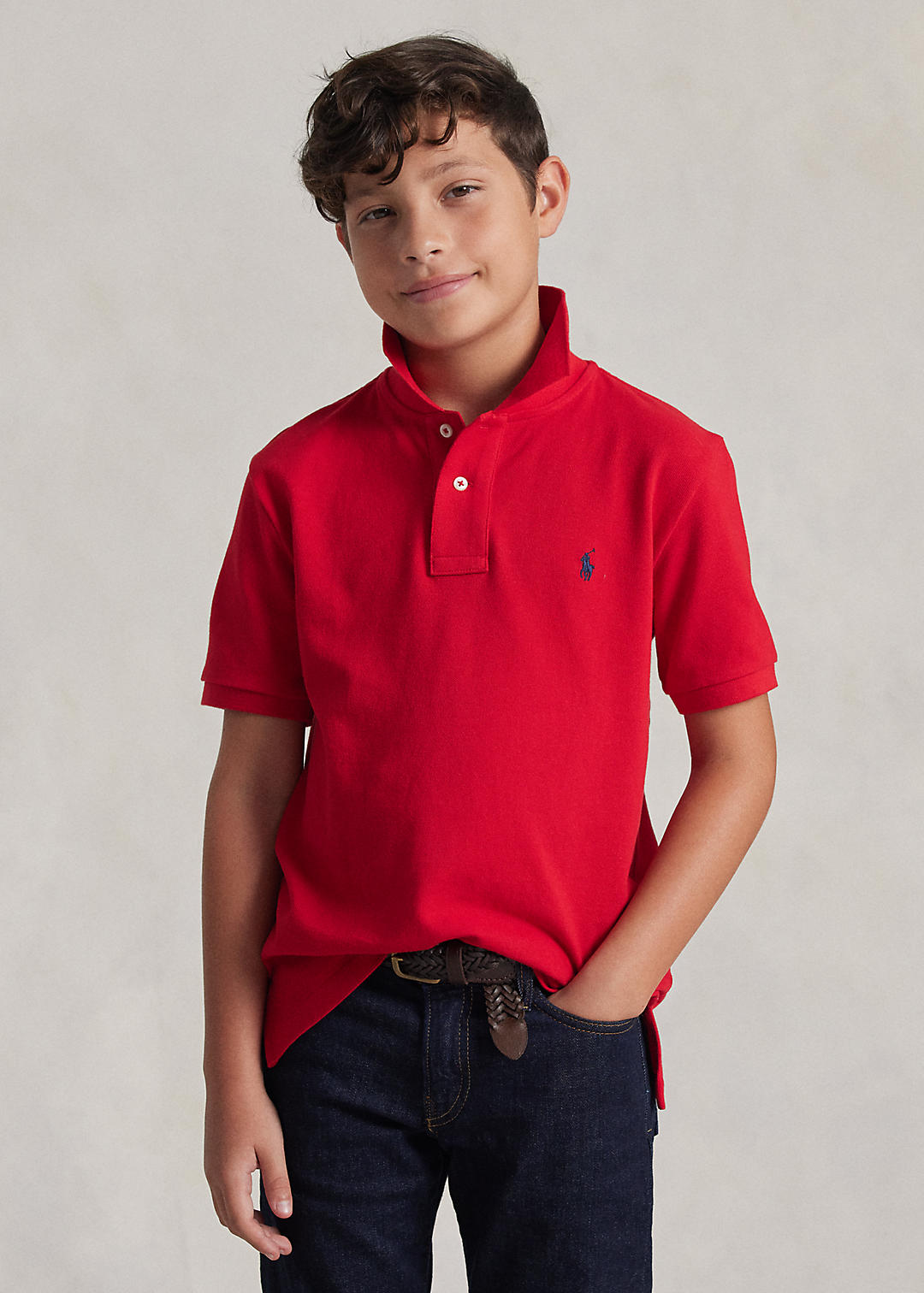 POLO RALPH LAUREN Toddler and Little Boys Pique Polo Kids
