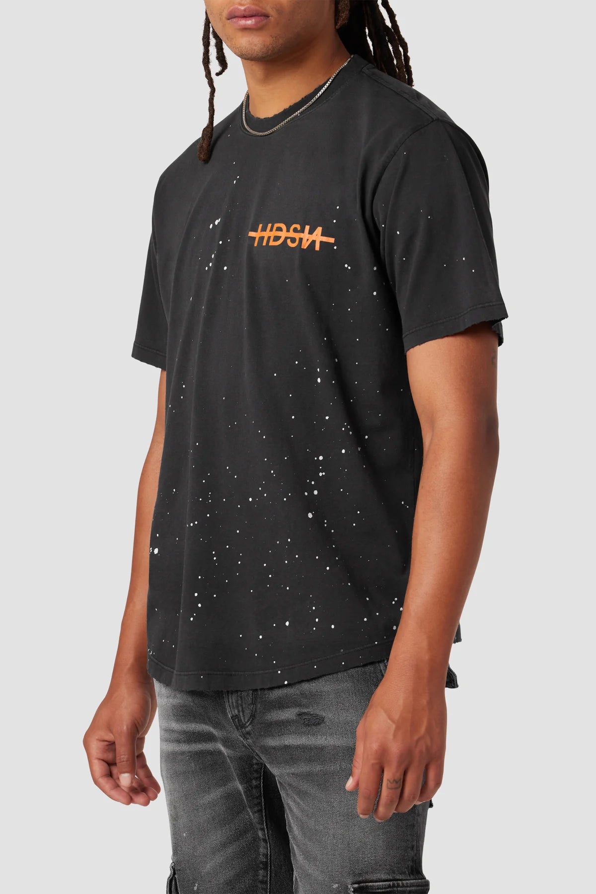 Hudson Vintage Tee stamped Black