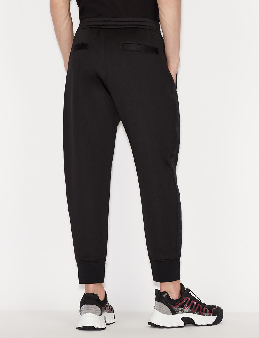 armani exchange MACRO LOGO JOGGER SWEATPANTS