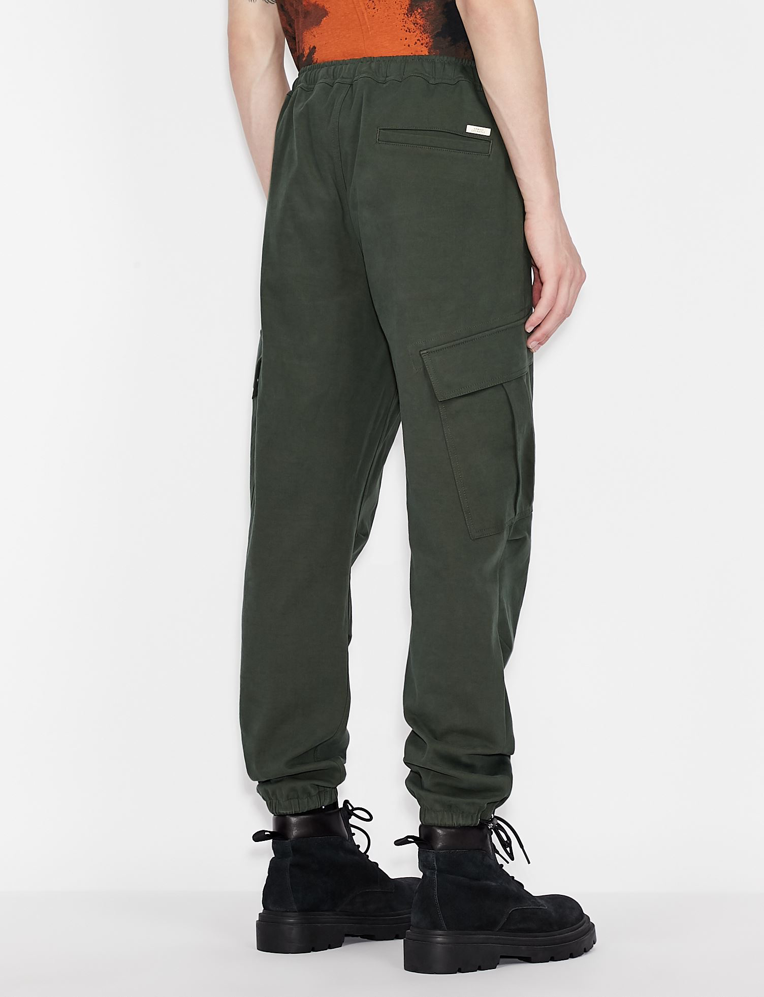 Armani Exchange forest green cargo pants