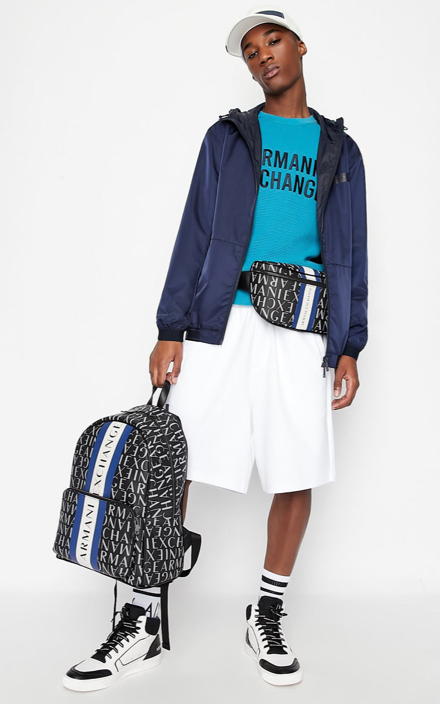 ARMANI EXCHANGE CREW NECK (Blue)