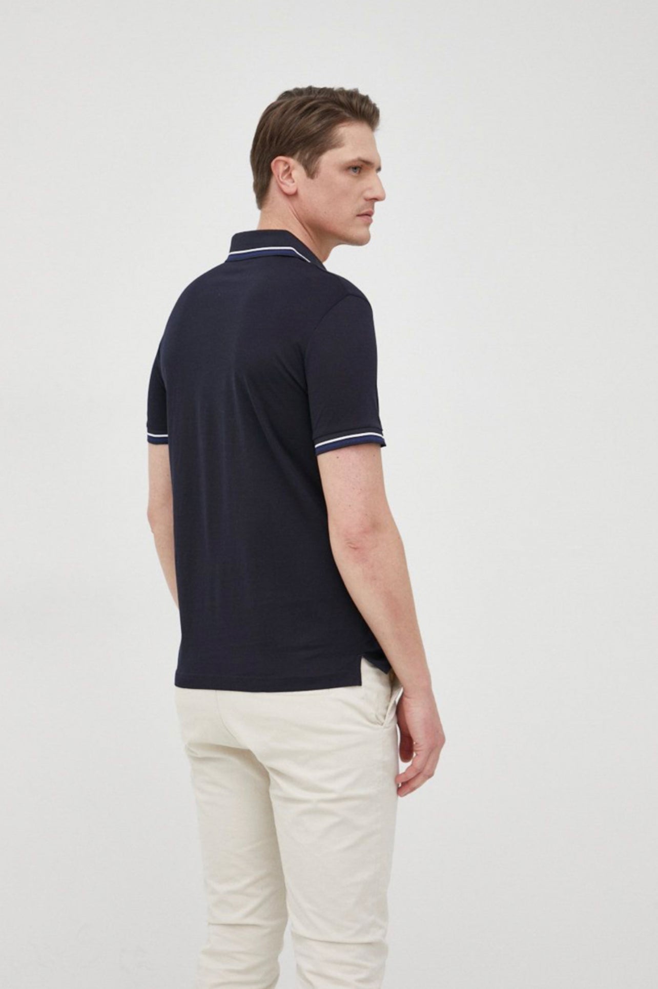 Armani Exchange Navy Polo Shirt