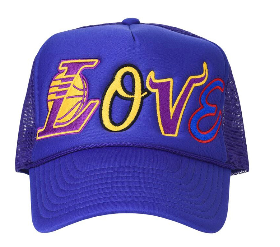 Drop out hats LOVE (DROPA165)purple