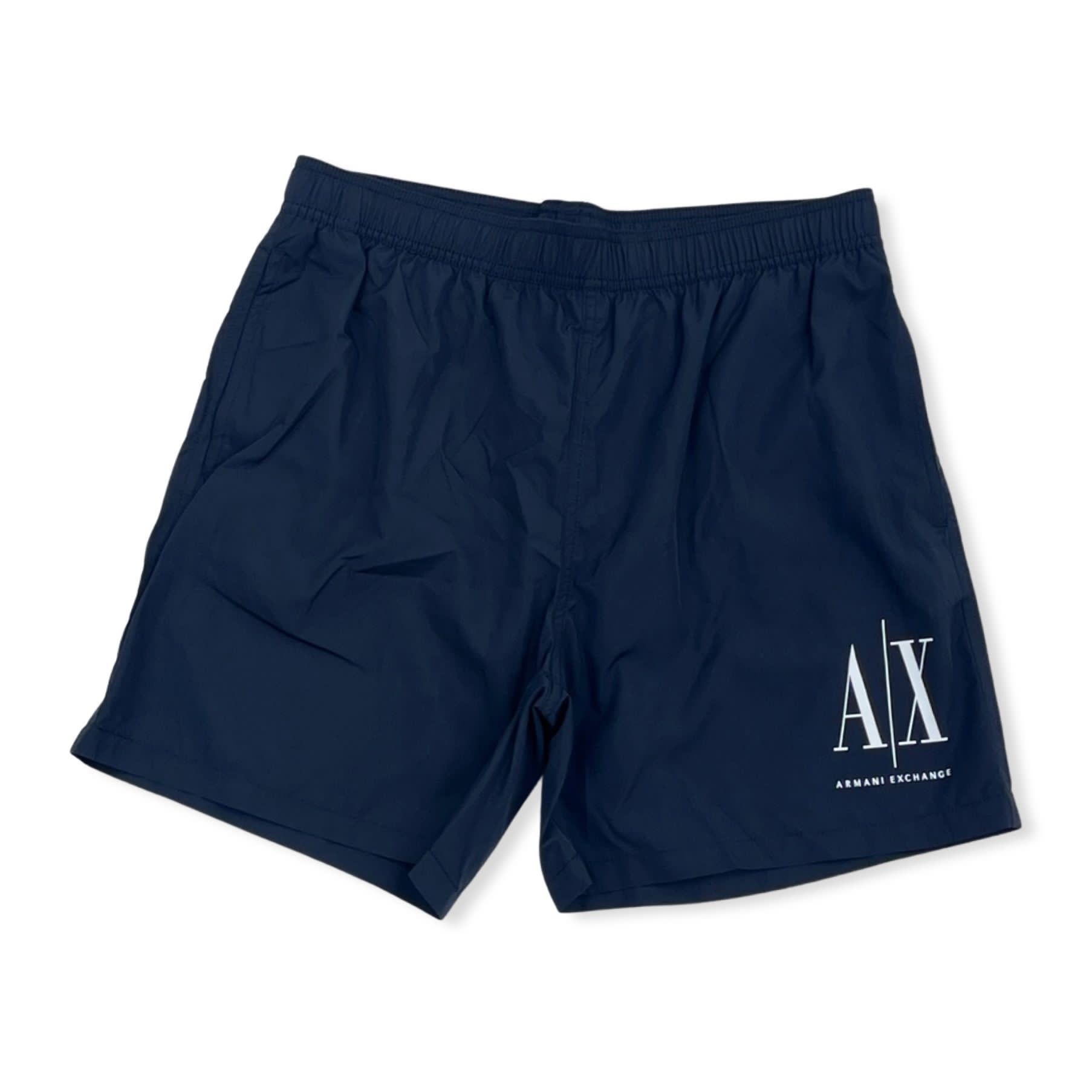 Armani exchange ICON LOGO SWIM SHORTS Black