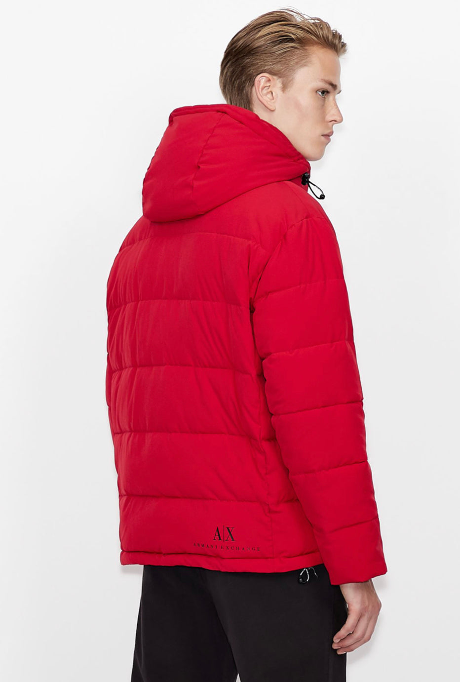 ARMANI EXCHANGE ARMANI EXCHANGE 30TH ANNIVERSARY PUFFER JACKET (RED)