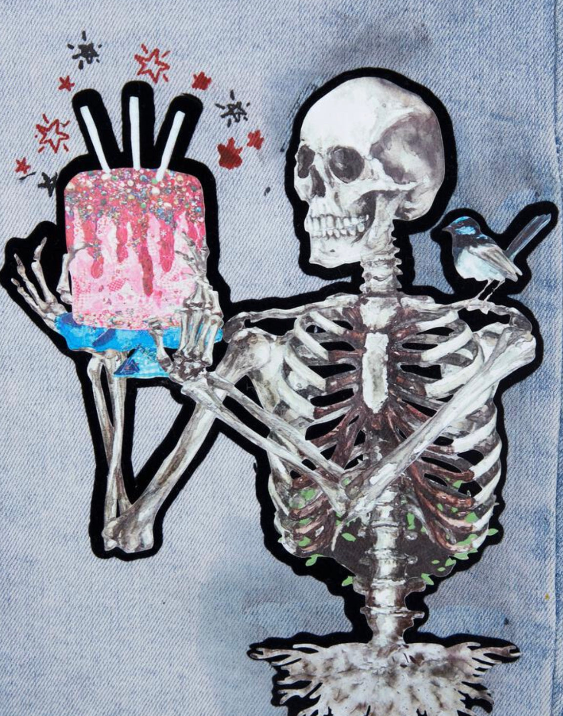 Wedding cake cake after life denim short (WC3970094)Pink