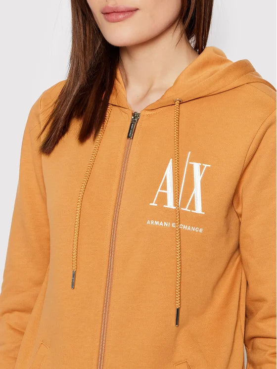 ARMANI EXCHANGE Orange Slim Fit Hoodies