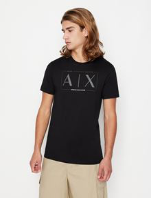 Armani Exchange Black Gray Tshirt